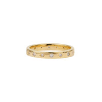 Oasis Goldplated Ring Sterren Stippen Clear