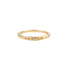 All the Luck in the World Oasis Goldplated Ring Thin Stars Clear