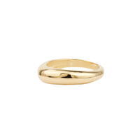 Oasis Goldplated Ring Rond Basic Groot