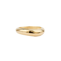 Oasis Goldplated Ring Rond Basic Groot