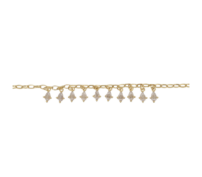 Sunlight Goldplated Armband Zirconia