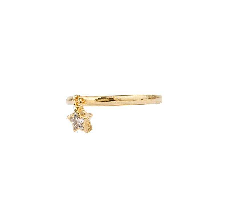 Oasis Goldplated Ring Hanger Star