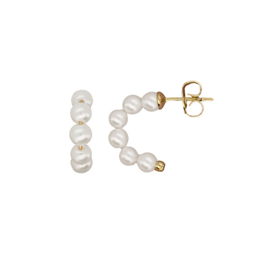 Sunlight Goldplated Hoop Pearl 