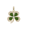 Wonder Goldplated Charm Four Leaf Clover