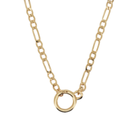 Wonder Goldplated Necklace Figaro