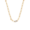 All the Luck in the World Wonder Goldplated Necklace Paperclip
