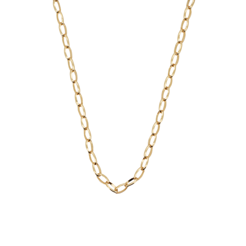 Wonder Goldplated Ketting Bolle Schakel Lang 