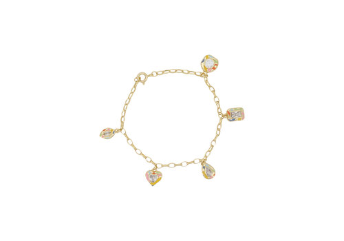 All the Luck in the World Sunlight Goldplated Armband Bedels Multi