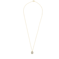 Sunlight Goldplated Ketting Bedel Paars Groen Clear Zirkonia