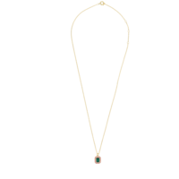 Sunlight Goldplated Ketting Roze Groen Zirkonia