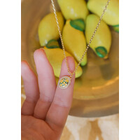 Sunlight Goldplated Necklace Charm Lemons