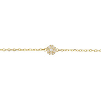 Sunlight Goldplated Armband Opal Bloem