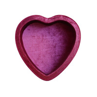 Pink Heart Velvet Display