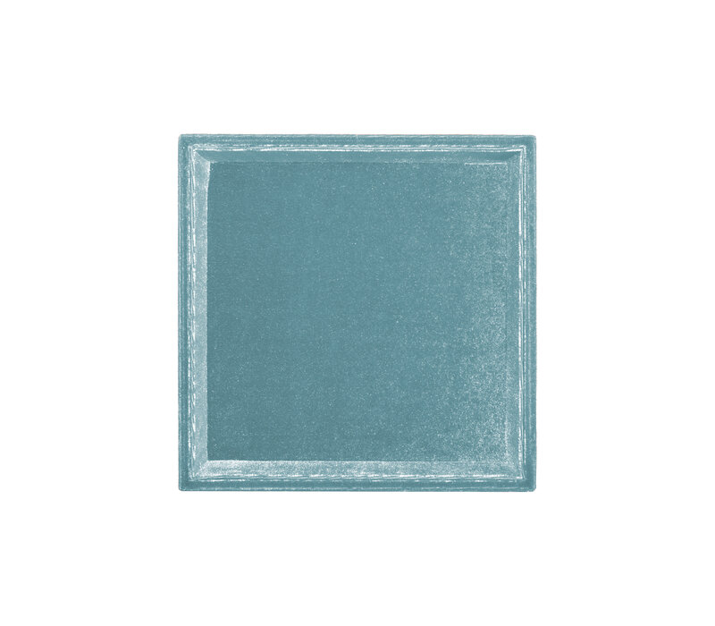 Light Blue Square Velvet Display