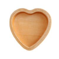 Beige Heart Velvet Display