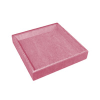 Light Pink Square Velvet Display