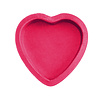 All the Luck in the World Hot Pink Heart Velvet Display