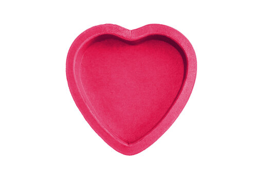 All the Luck in the World Hot Pink Heart Velvet Display