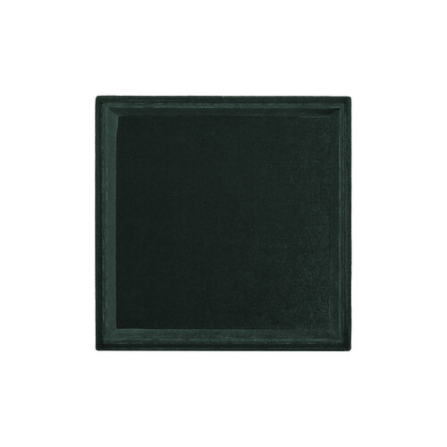 Dark Green Square Velvet Display 