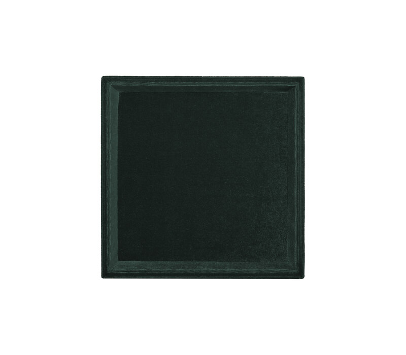Dark Green Square Velvet Display