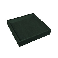 Dark Green Square Velvet Display