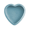 Light Blue Heart Velvet Display