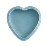 Light Blue Heart Velvet Display