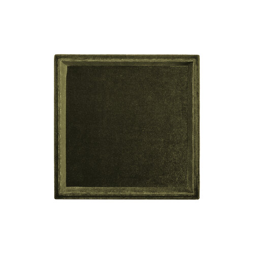 Olive Green Square Velvet Display 