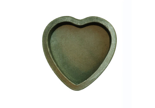 All the Luck in the World Sage Green Heart Velvet Display