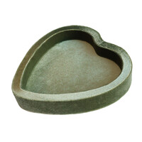 Sage Green Heart Velvet Display