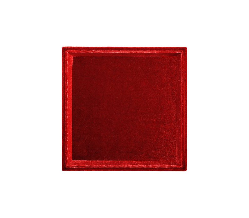 Red Square Velvet Display