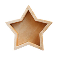 Beige Star Velvet Display