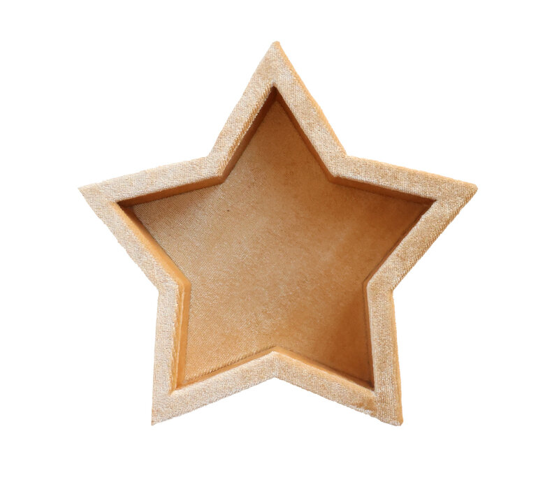 Beige Star Velvet Display