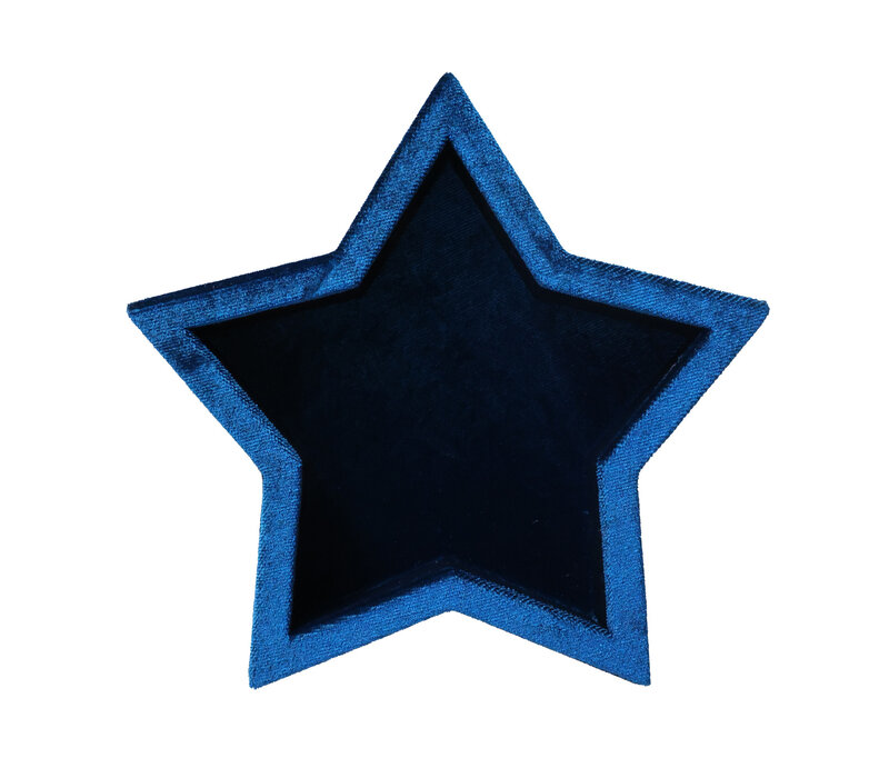 Dark Blue Star Velvet Display