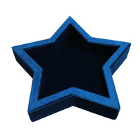 Dark Blue Star Velvet Display