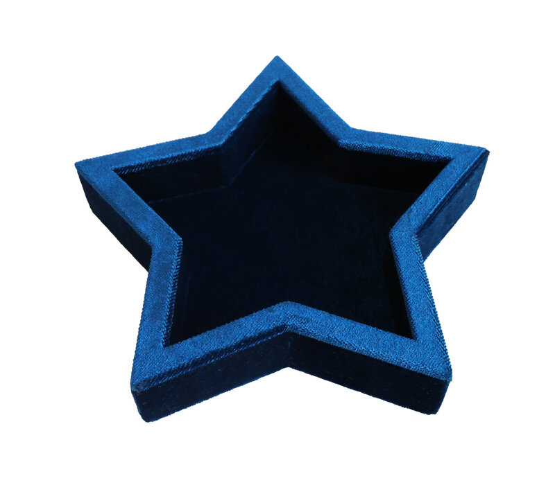 Dark Blue Star Velvet Display