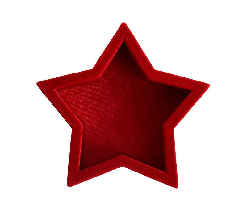 Red Star Velvet Display