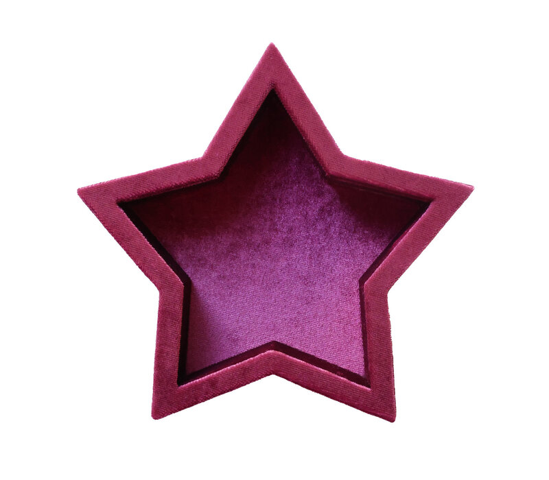 Pink Star Velvet Display