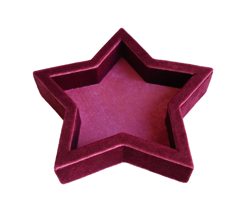 Pink Star Velvet Display