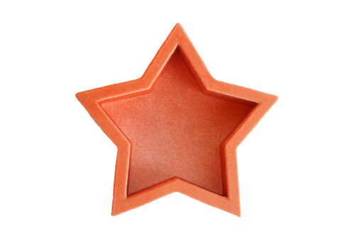 All the Luck in the World Orange Star Velvet Display