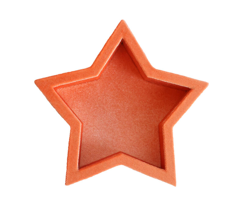 Orange Star Velvet Display