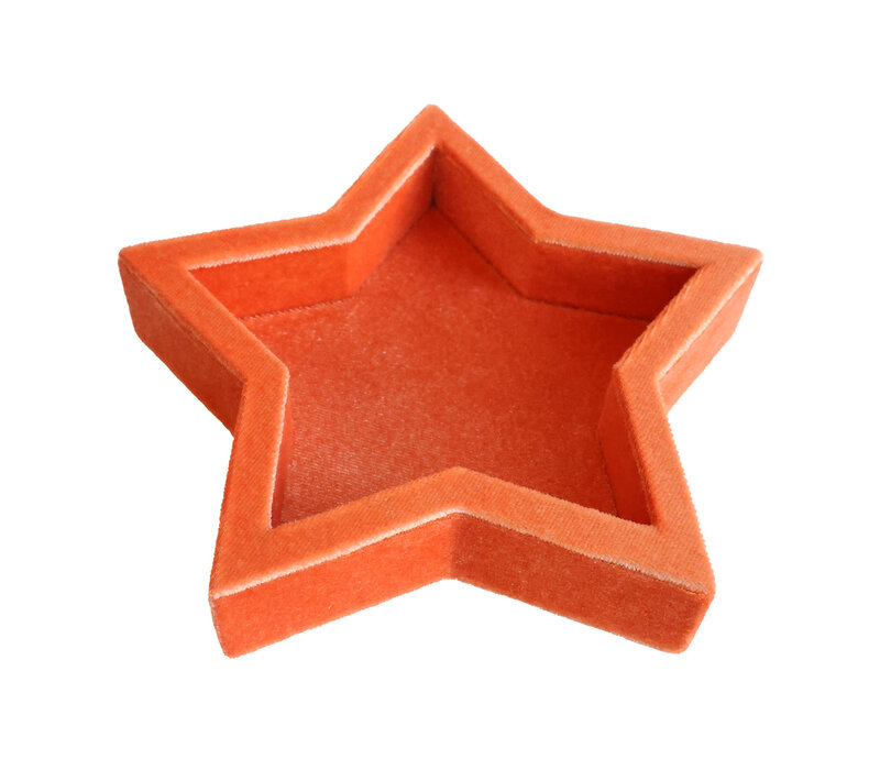 Orange Star Velvet Display