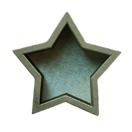 Sage Green Star Velvet Display 