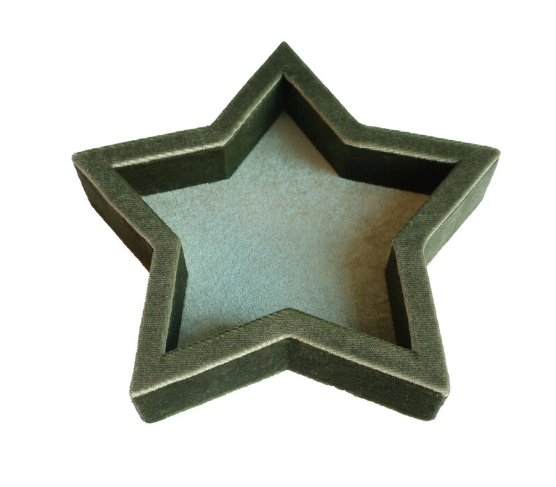 Sage Green Star Velvet Display