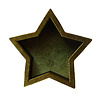 All the Luck in the World Olivegreen Star Velvet Display