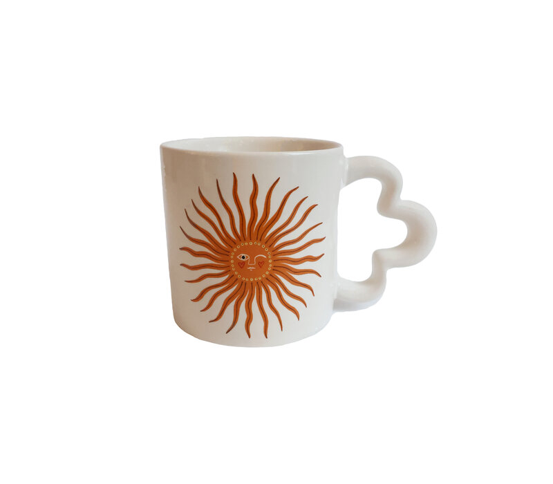 Mug Sunny Face Orange