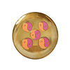 Brass Plate Ying Yang