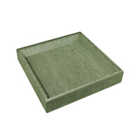 Salie Groen Vierkant Velvet Display