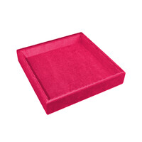 Hot Pink Square Velvet Display