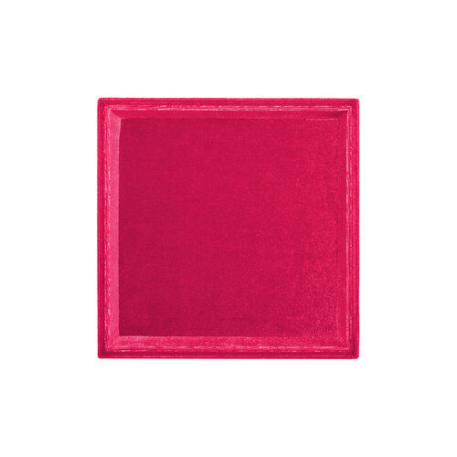 Fel roze Vierkant Velvet Display 